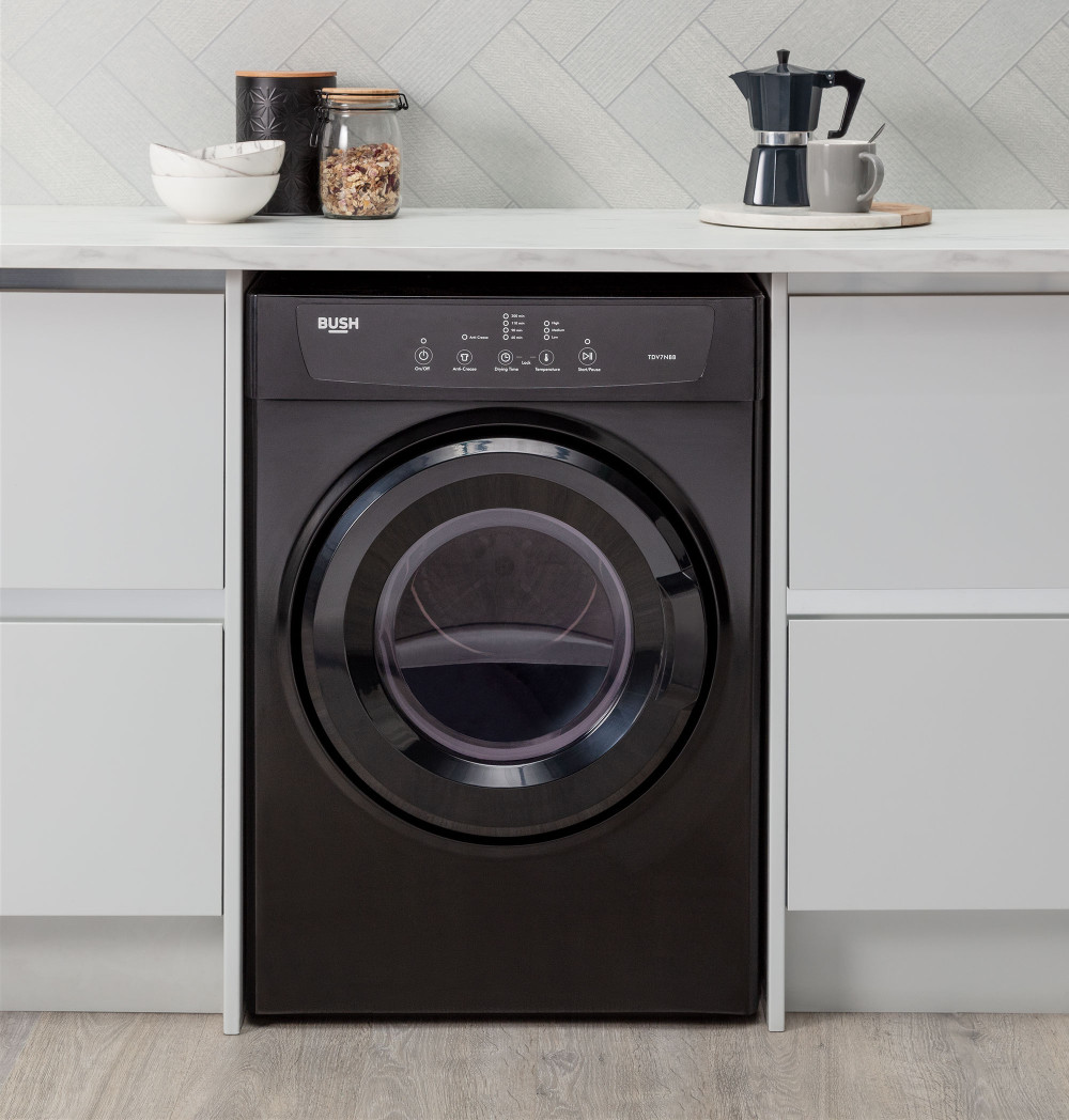 Quiet Mark Bush TDV7NBB 7KG Vented Tumble Dryer